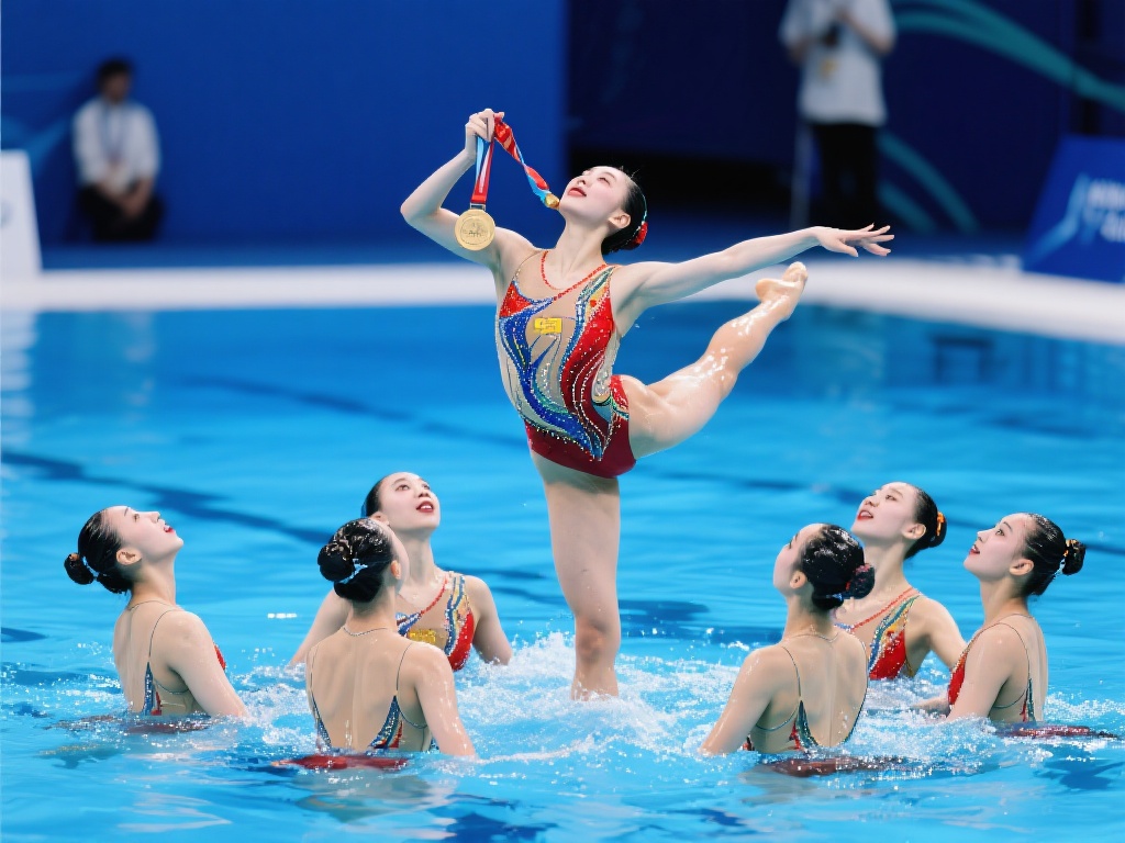 花游世界杯总决赛徐汇妍女子单人技术自选夺金